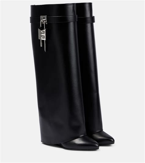 givenchy voyou black|black givenchy shark boots.